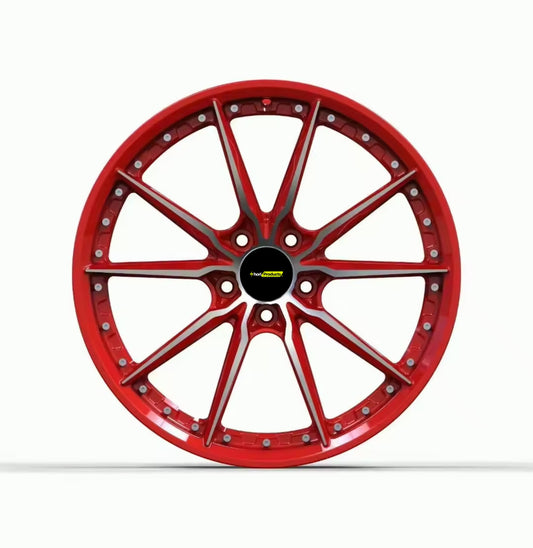EcoForge Aerotech Wheels: Forged Aluminum for Model X 5X120 (Set of 4)