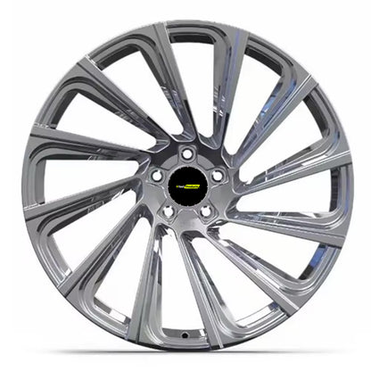 Model Y-Titanium Precision Wheels: Forged Aluminum 5X114.3 (Set of 4)