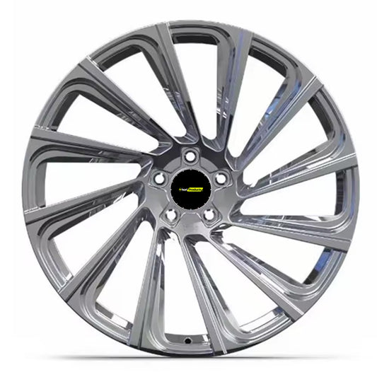 Model S-Titanium Precision Wheels: Forged Aluminum 5X120 (Set of 4)