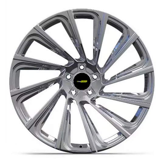 Model 3-Titanium Precision Wheels: Forged Aluminum 5X114.3 (Set of 4)