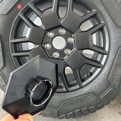 CyberCaps Shield: 4pcs Full Coverage Center Hub Caps for Tesla Cybertruck