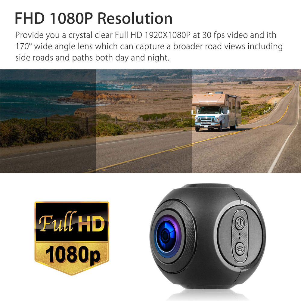 DriveGuard FHD 1080P WiFi Car Dash Cam