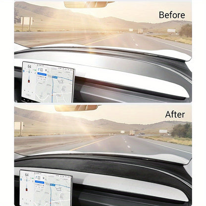 StellarShield: Anti-Glare Dashboard Cover for Tesla Model 3 Highland 2024