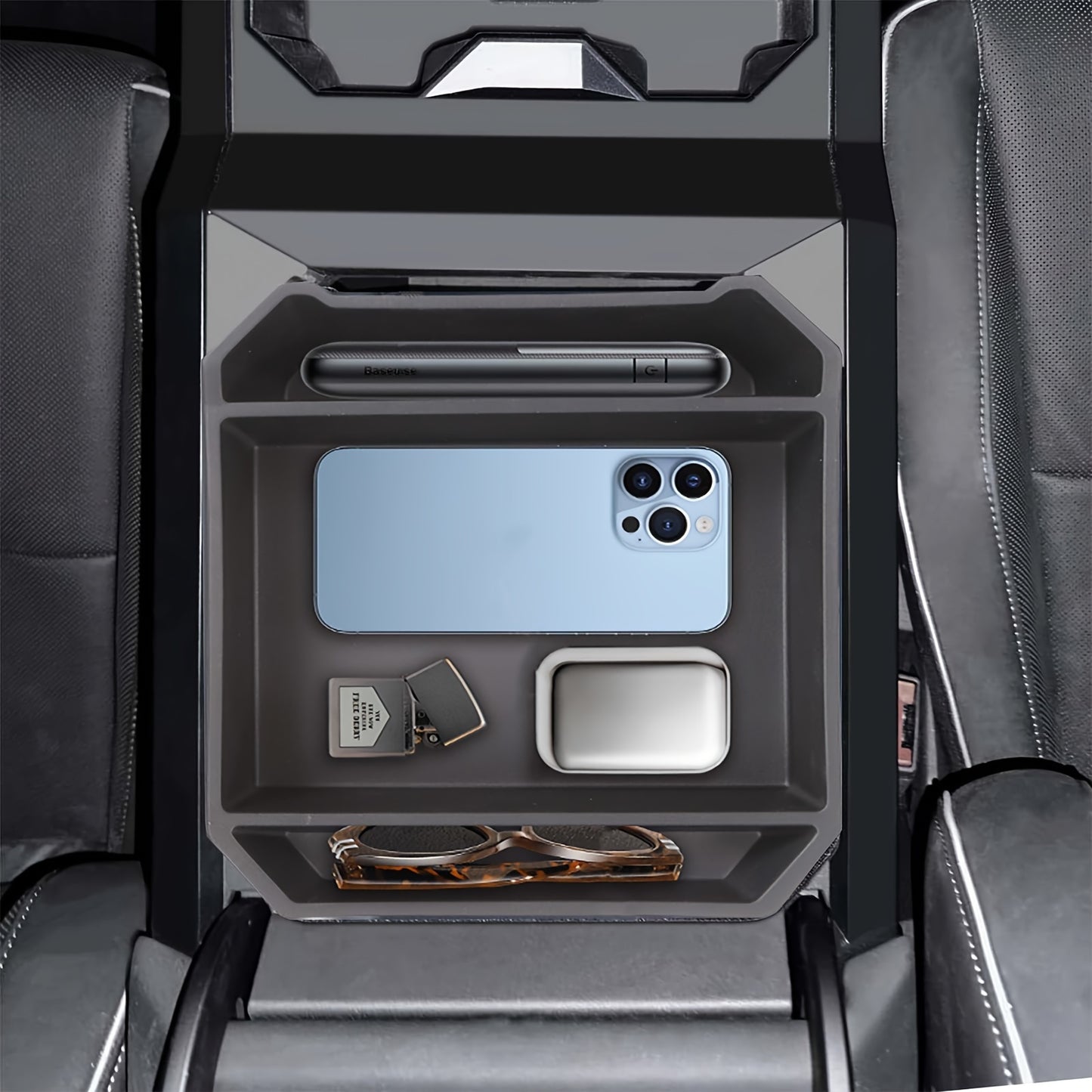 CyberTronix: Tesla Cybertruck 2024 Center Console Organizer