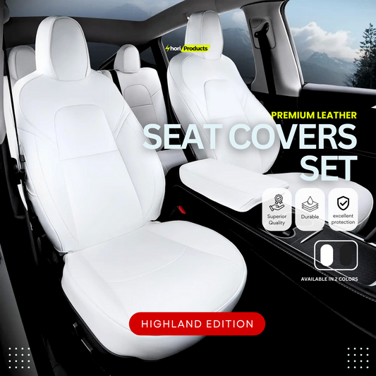 Premium Leather SC135 Seat Cover Set for Tesla Model 3+ Highland 2024