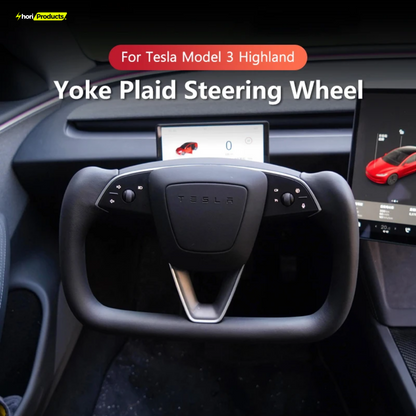 Yoke Plaid Steering Wheel: Upgrade Your Tesla Model 3+ Highland Experience