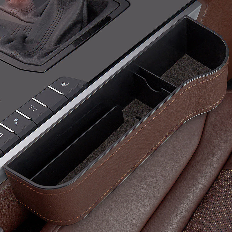 LeatherLink Car Seat Slotted Storage Box