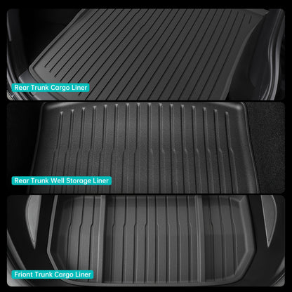 AeroGuard™ All-Weather 3D TPE Floor Mats for Tesla Model 3 & Model Y