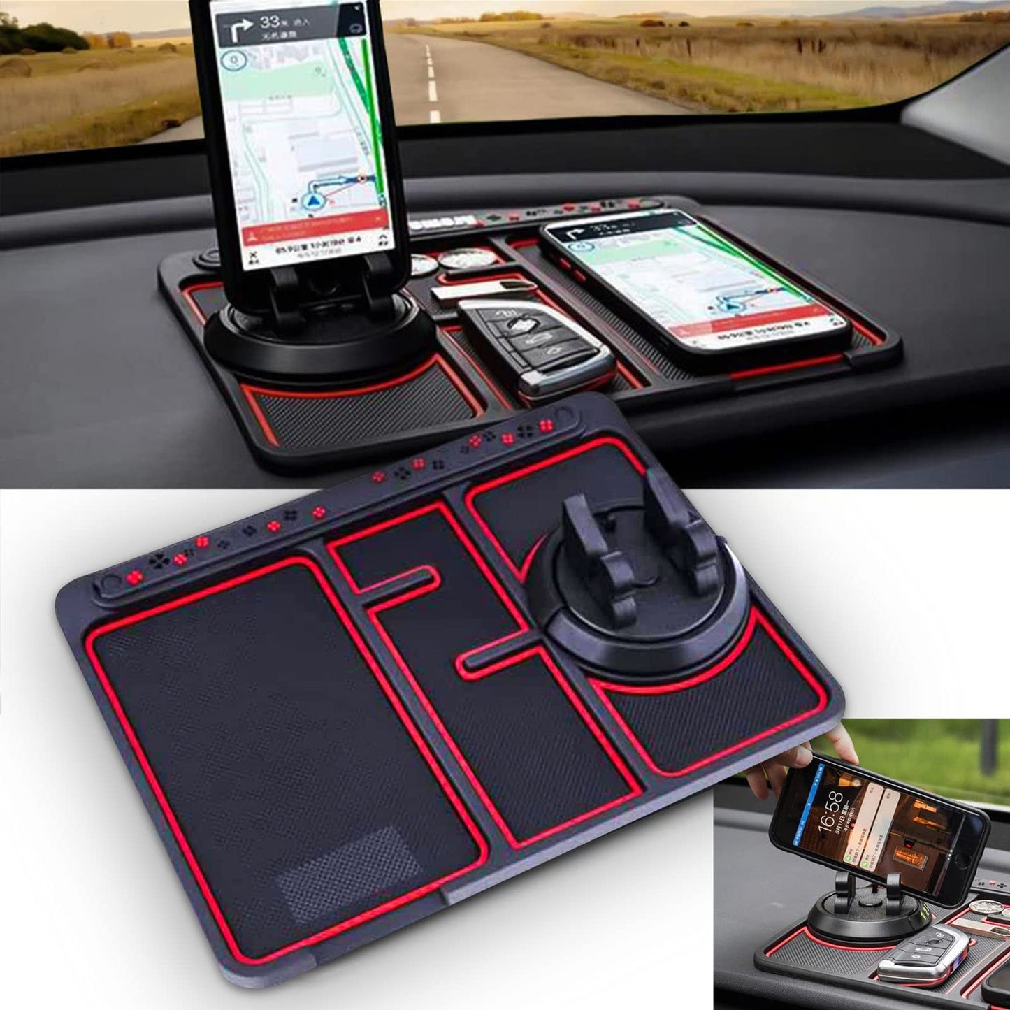 Multi-Functional Non-Slip Car Phone Pad - Your Car Companion