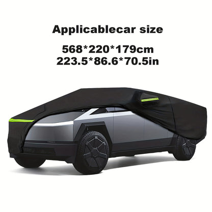 CyberShield Pro: Tesla Cybertruck Full Car Cover - All-Weather Rain, Sun, and Snow Protector