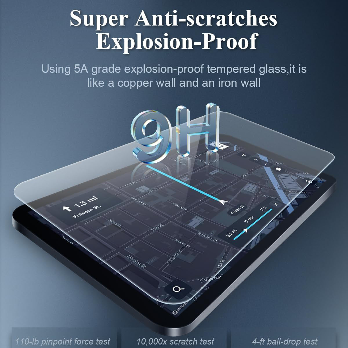 CyberMatte X: Matte Tempered Glass Screen Protector for Tesla Cybertruck 2024