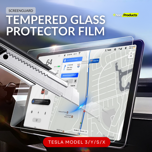 ScreenGuard - Tempered Glass Protector Film For Tesla Model 3/Y/S/X