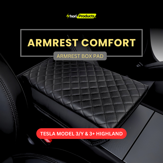 Armrest Comfort: Tesla Model 3/Y & 3+ Highland