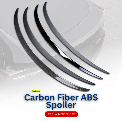 Carbon Fiber ABS Spoiler for Tesla Model 3 & Y