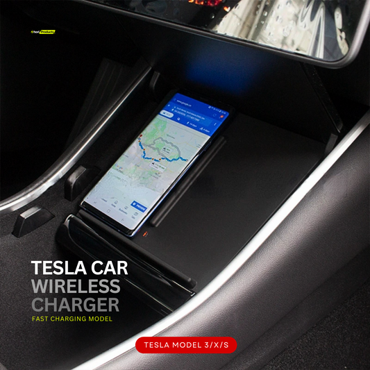 Tesla Car Wireless Charger - Fast Charging Model