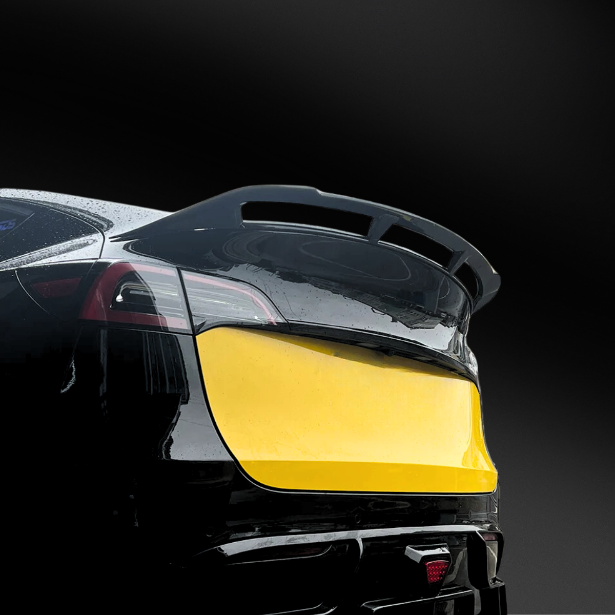 Tesla Model Y Carbon Fiber Rear Turbo Spoiler - Sport Wings