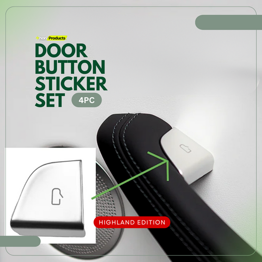 Door Button Sticker Set For Tesla Model 3 Highland 2024