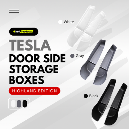 Tesla Model 3+ Highland Door Side Storage Boxes