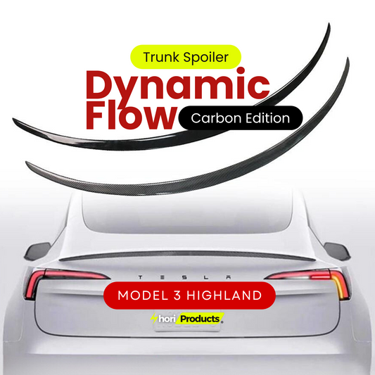 DynamicFlow Carbon Edition Trunk Spoiler for Tesla Model 3 Highland