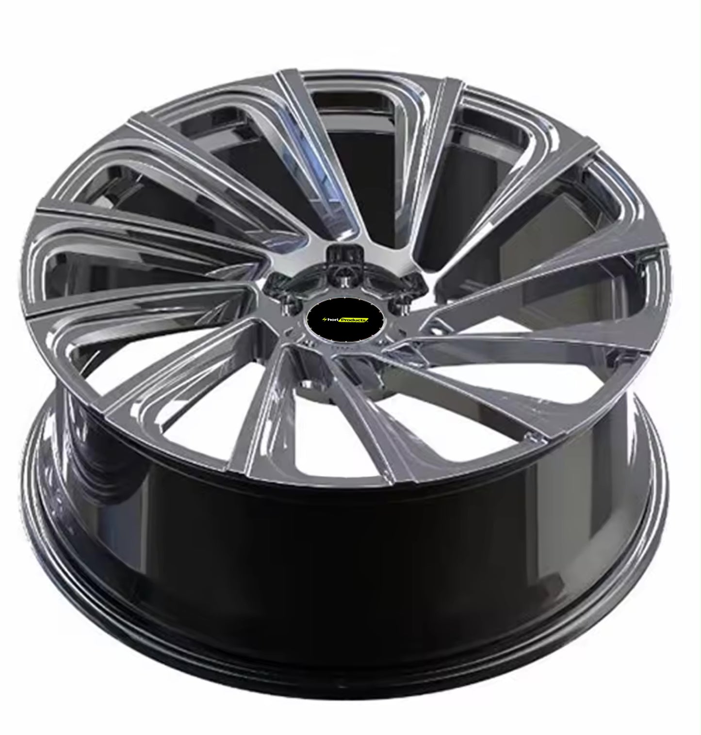 Model Y-Titanium Precision Wheels: Forged Aluminum 5X114.3 (Set of 4)