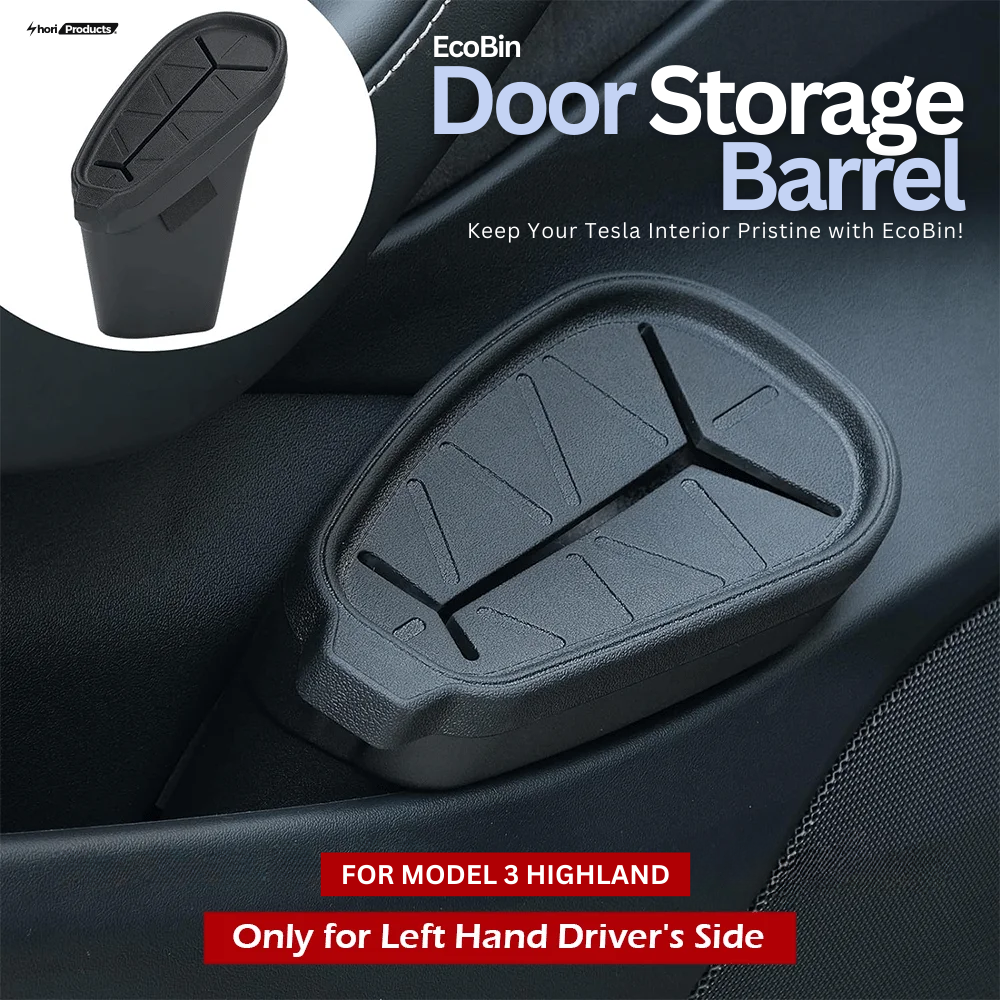 EcoBin Highland Door Storage Barrel for Tesla Model 3