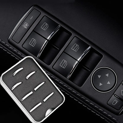 Upgrade your Tesla Model S or Model X with premium Chrome Interior Door Switch Trims. These ABS chrome trims provide a perfect fit, enhancing the windows control panel's aesthetics with a sleek silver finish. Designed specifically for Tesla Model S and Model X, they are durable, easy to install with tape, and offer an elegant touch to your vehicle's interior. Elevate your driving experience with these stylish and high-quality accessories for your Tesla. Includes 1 box of button stickers.