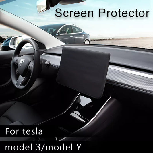 Ghori LuxeGuard - Tesla Model 3 & Model Y Sleeve Slip On Screen Protector Waterproof Navigation Cover