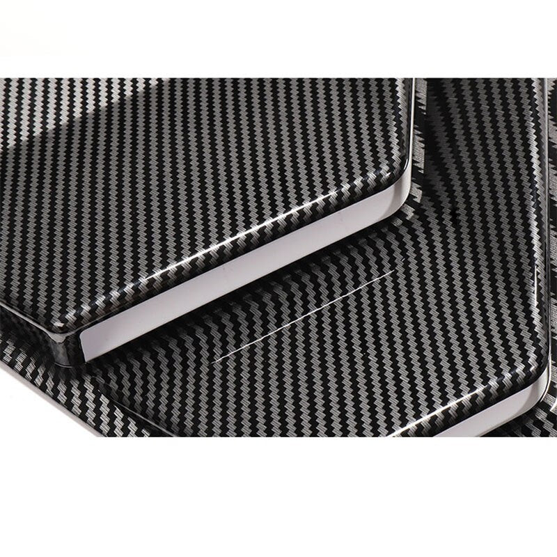 Carbon Fiber Triangle Rear Window Shutter Covers for Tesla Model 3 and Model Y