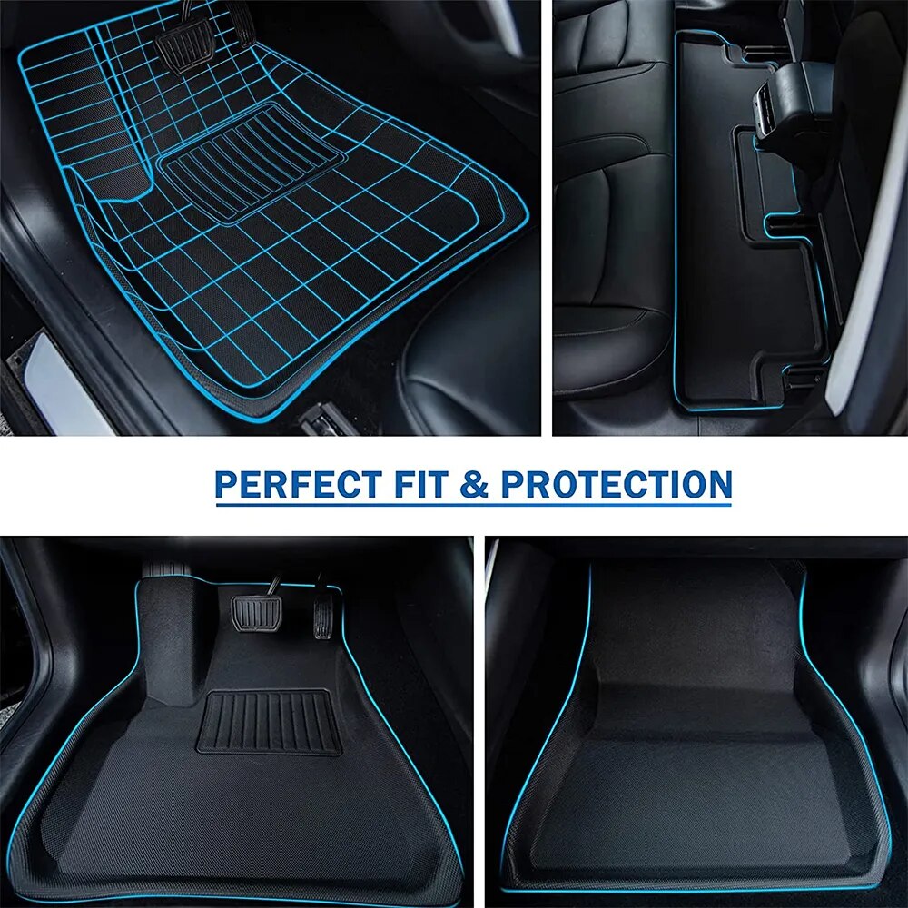 ShieldGuard All-Weather Floor Mats for Tesla Model 3