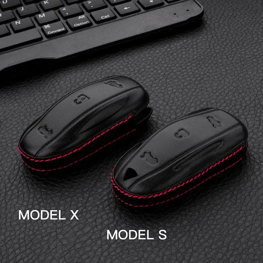 Ultimate Elegance Leather Key Fob Holder for Tesla Model S and X