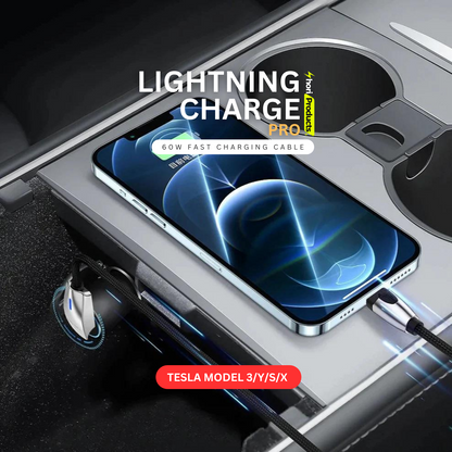 LightningCharge Pro - Tesla 3/Y/S/X 60W Fast Charging Cable