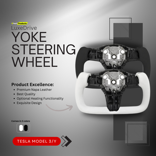 LuxeDrive Yoke Steering Wheel For Tesla Model 3/Y