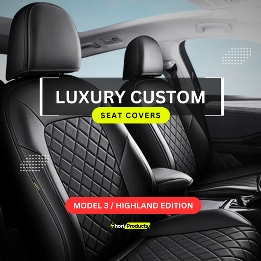 Luxury Custom-Tesla Model 3 Highland SC134 Seat Covers