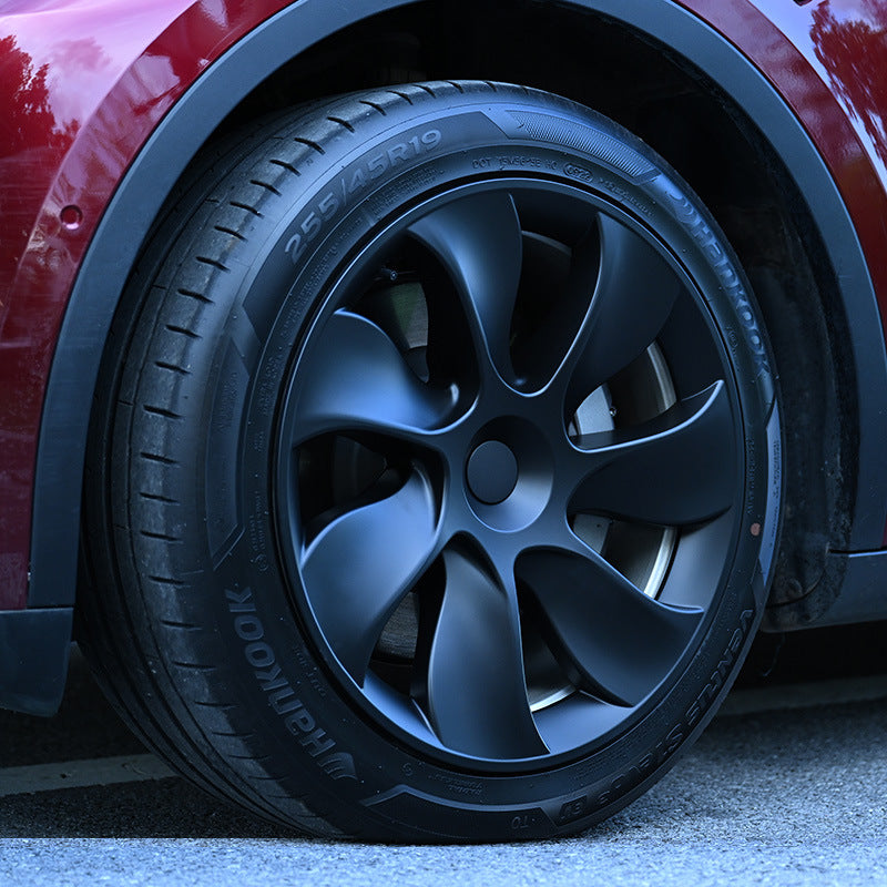 Elegant 19-Inch Wheel Caps for Tesla Model Y (2018-2023)