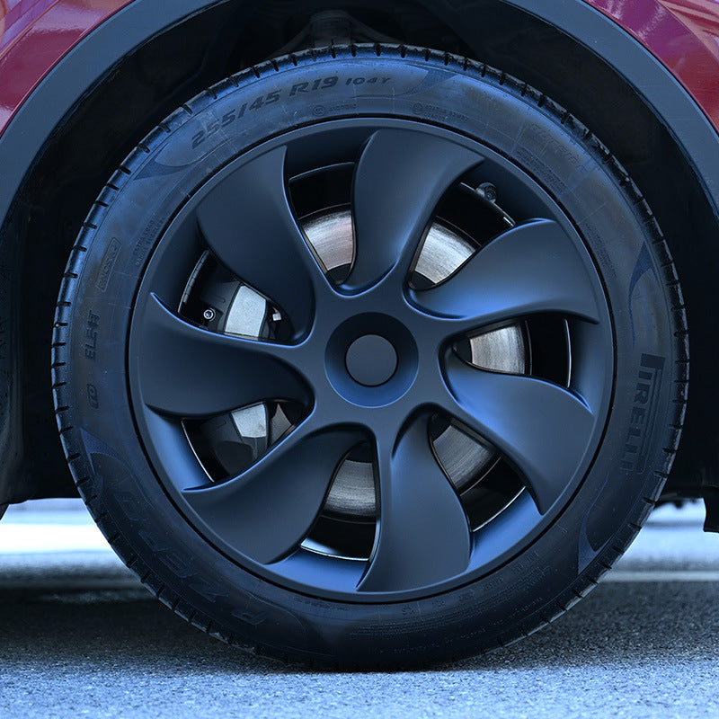 Elegant 19-Inch Wheel Caps for Tesla Model Y (2018-2023)