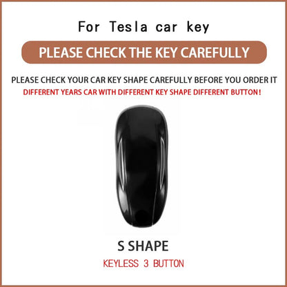 LuxeShield TPU Car Key Cover for Tesla Model S