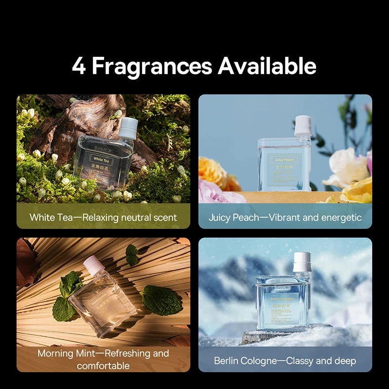 Smart Car Aroma Diffuser - Enjoy Refreshing Jasmine Fragrance On-The-Go!