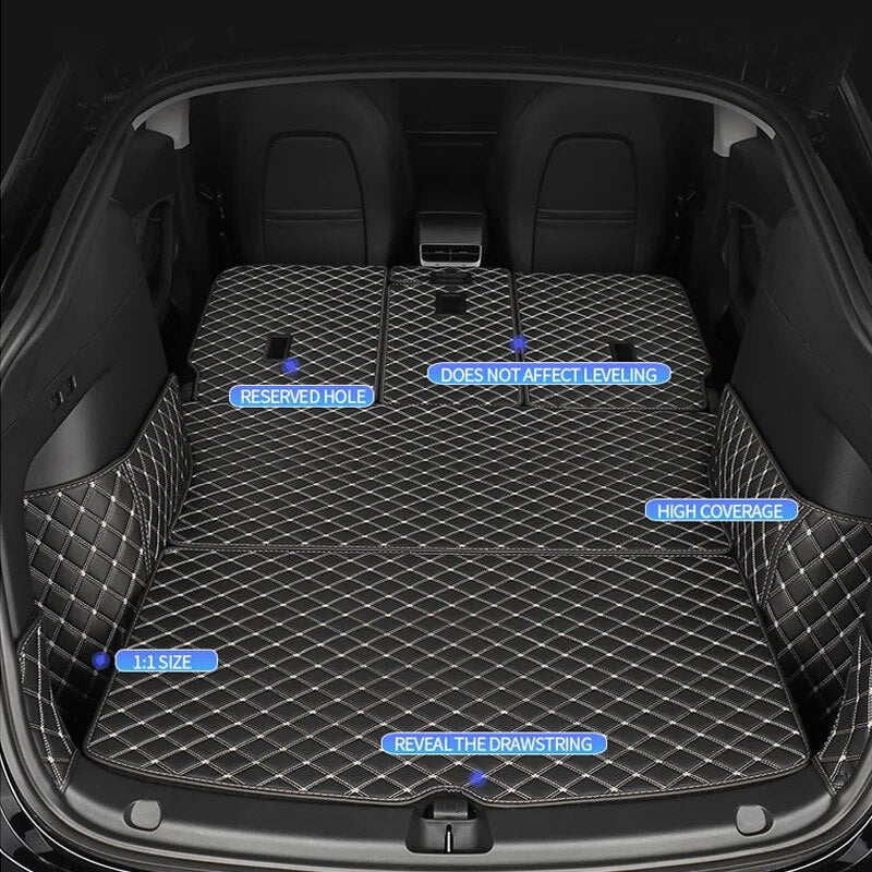 LuxeGuard Trunk and Front Storage Pads for Tesla Model Y