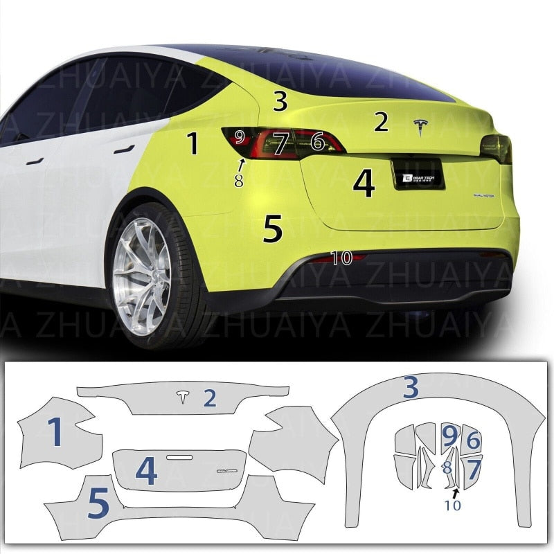 GlossyShield - Pre-Cut Paint Protection Film Kit