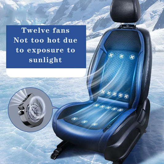 CoolBreeze Ventilated Car Seat Cushion