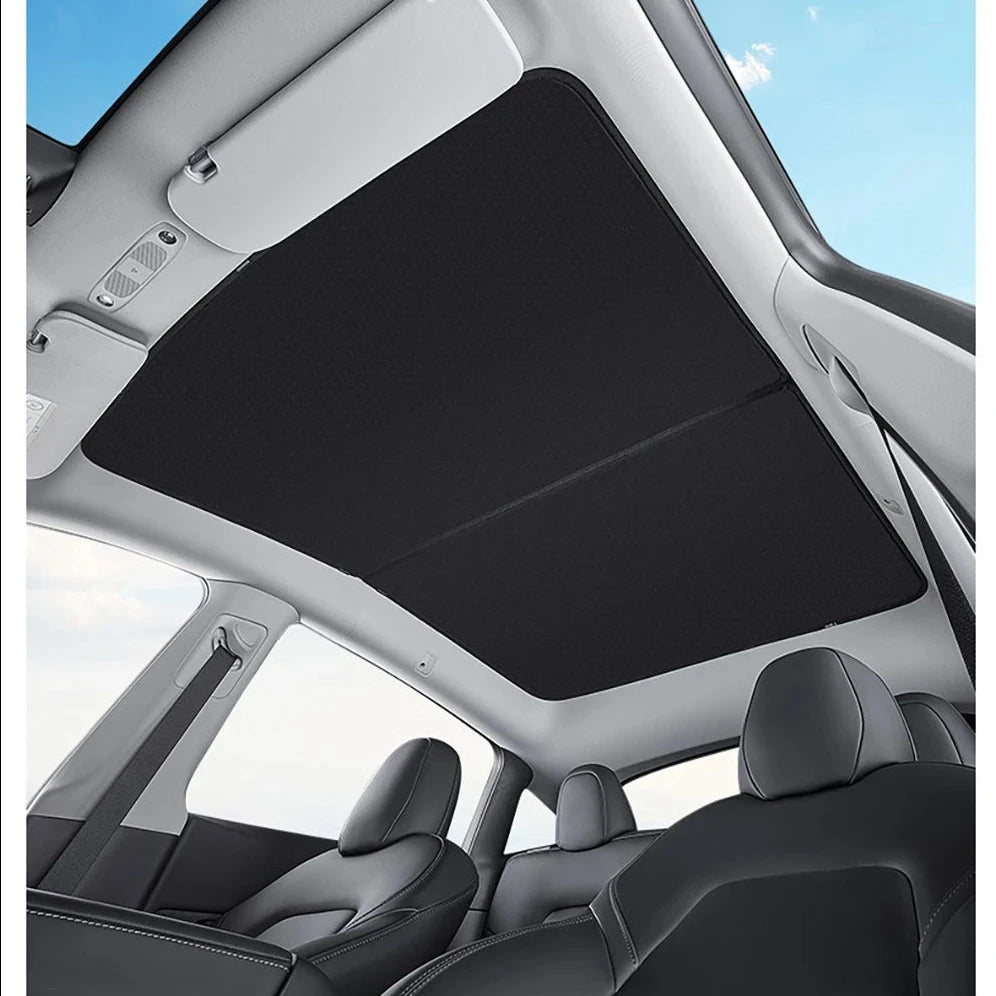 SunGuard ProShield: Advanced Split Sunshade for Tesla Model 3 & Model Y