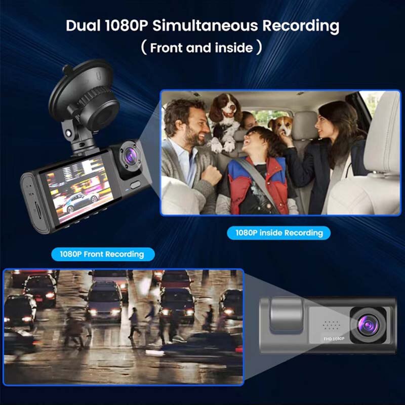 RoadGuard Pro 3-Camera Dash Cam