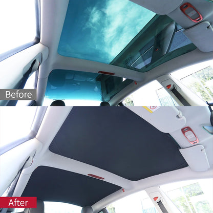 TeslaGlow Skylight Shade - Illuminate Your Drive in Style!