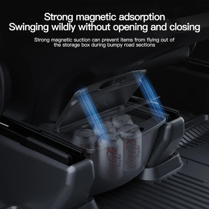 Magnetic Opening And Closing Rear Storage Box For Tesla Model Y