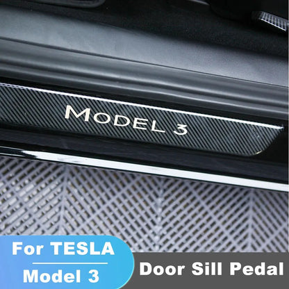 EleganceCraft for Tesla Model 3 Sill Guard Set