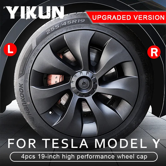LuxeShields 19-Inch Hub Caps for Tesla Model Y