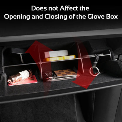 LuxGuard Glove Box Divider Organizer for Tesla Model Y 3 | Boost Your Drive with Timeless Organization