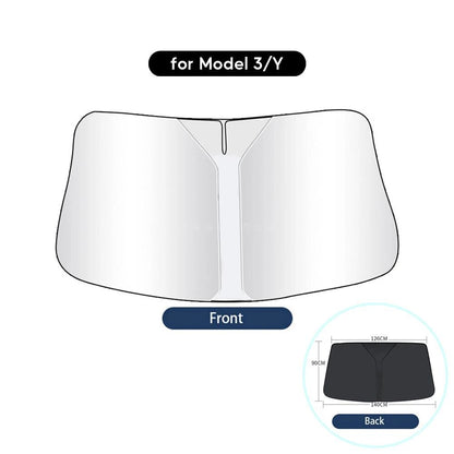 TESY Car Windshield Sun Shade - Stay Cool and Comfortable