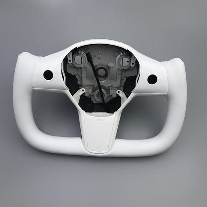 CarbonEllipse: Yoke Steering Wheel for Tesla Model 3 & Y