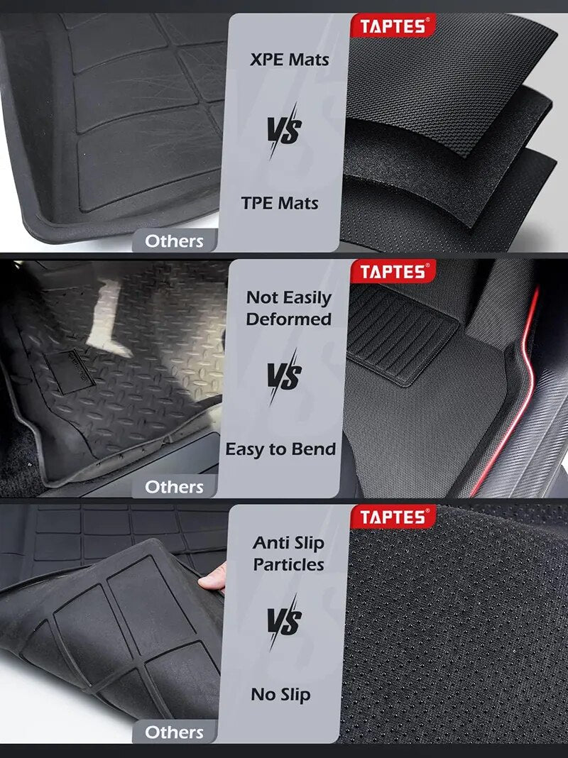 Premium XPE Floor Mats for Tesla Model 3 & Model Y